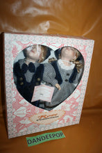 Load image into Gallery viewer, Rose Collection Pair Of Boy Girl Twin Dolls In Box Grace 14" Porcelain
