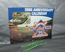 Load image into Gallery viewer, New York Mets Baseball 1962-1986 25th Anniversary Calendar