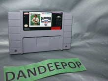 Load image into Gallery viewer, Madden NFL 94 (Super Nintendo Entertainment System, 1993)