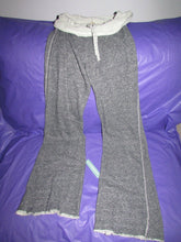 Load image into Gallery viewer, Elan Gray Roll Top Cut Off Design Drawstring Pants Size Women's Medium