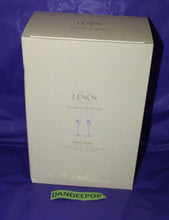 Load image into Gallery viewer, Lenox True Love Silver Plate Champagne Flute Drinking Glass Pair 6 oz 812613