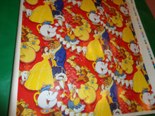 Load image into Gallery viewer, Walt Disney Beauty and The Beast 1981 Gift wrap 2nd Proof Verification Sheet