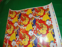 Load image into Gallery viewer, Walt Disney Beauty and The Beast 1981 Gift wrap 2nd Proof Verification Sheet