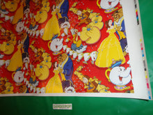 Load image into Gallery viewer, Walt Disney Beauty and The Beast 1981 Gift wrap 2nd Proof Verification Sheet