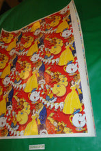 Load image into Gallery viewer, Walt Disney Beauty and The Beast 1981 Gift wrap 2nd Proof Verification Sheet