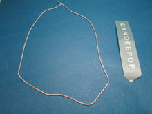 Load image into Gallery viewer, Vintage 925 Sterling Silver Necklace Italy With Star Line Hallmark Jewelry