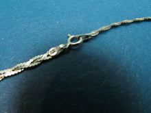 Load image into Gallery viewer, Vintage 925 Silver Braid Chain Necklace Italy W/ Star & Stripe Hallmark Jewelry