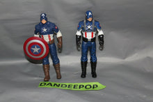 Load image into Gallery viewer, 2 Captain America Superhero Action Figure Toys 4"