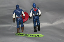 Load image into Gallery viewer, 2 Captain America Superhero Action Figure Toys 4"
