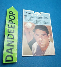 Load image into Gallery viewer, Stouffers Pop Ups Yogi Berra Legends Of Baseball Card