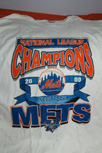 Load image into Gallery viewer, Mets World Series Champions National League 2000 Commemorative Hanes XL T Shirt
