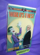 Load image into Gallery viewer, DC Superman Batman World's Finest Number 2 World's Collide 1990 Comic Book