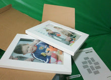 Load image into Gallery viewer, Songmics 10 Photo Picture Frames Collage Wall Hanging Display Set White 4 x 6