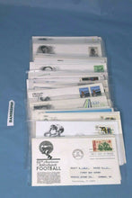 Load image into Gallery viewer, Mystic Co First Day Issue 42 Assorted Sports Cover Stamps Envelopes 1969-1994