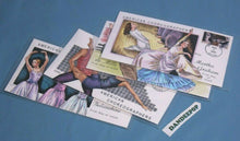 Load image into Gallery viewer, Collins First Day Issue 4 American Choreographers Cover Stamps Envelopes 2004
