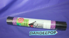 Load image into Gallery viewer, Cricut Black Glitter Sparkle Iron On Transfer Roll In Package Sealed 12 x 19