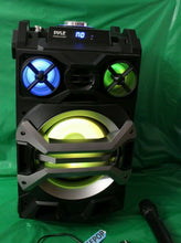 Load image into Gallery viewer, Pyle Portable Trolly Speaker Music Entertainment Party DJ Karaoke PWMA325BT