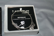 Load image into Gallery viewer, Alex And Ani + Energy Mermaid Femininity Silver Tone Charm Bracelet Jewelry