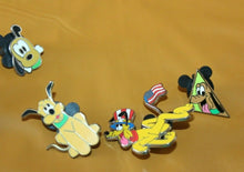 Load image into Gallery viewer, Disney Parks 5 Piece Pluto Dog Pin Trading 2008 2009