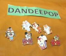 Load image into Gallery viewer, 7 Walt Disney Pin Trading Chip And Dale Chipmunk Hidden Mickey Cruise Line