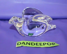 Load image into Gallery viewer, Orrefors Sweden Crystal Glass Dove Bird Paperweight Figurine