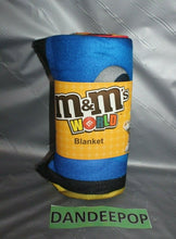Load image into Gallery viewer, M&M's World Chocolate Candy Novelty Souvenir Blanket 50 x 60 Wrapped