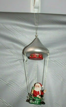 Load image into Gallery viewer, Hershey Chocolate Kiss Hot Air Balloon With Santa Souvenir Holiday Ornament