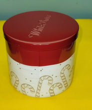 Load image into Gallery viewer, Bath & Body Works White Barn Crushed Candy Cane Jar Essential Oil Candle 14.5