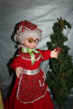 Load image into Gallery viewer, Rennoc Animations Mrs. Claus Figurine With 24" Christmas Holiday Tree