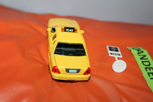 Load image into Gallery viewer, NYC New York City Yellow Ford Crown Victoria Taxi Cab With Parking Sign Toy