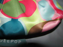 Load image into Gallery viewer, Coach Sateen Rare Soho Satin Pleated Scarf Print Clutch Handbag D0982-F13801