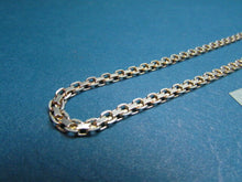 Load image into Gallery viewer, Vintage 925 Silver Double Chain Necklace Italy & Star & Stripe Hallmark Jewelry