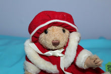 Load image into Gallery viewer, Russ Stuffed Animal Bear With Mrs. Claus Outfit And Hat Christmas Holiday Toy