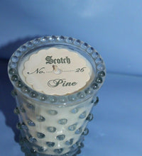 Load image into Gallery viewer, Simpatico Scotch Pine No 26 In Hobnail Jar Votive Candle