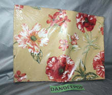 Load image into Gallery viewer, Northcrest Home Kate Table Setting Placemat Set 6 Piece 13 x 18 Floral Tan