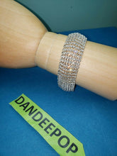 Load image into Gallery viewer, Rhinestone Chunky 8 Row Bracelet Jewelry With Over 400 Stones