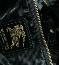 Load image into Gallery viewer, Burberry Designer Black Quilted Patent Leather Handbag With Dust Bag Italy