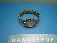 Load image into Gallery viewer, Timex Gold 30 Meter WR Watch +H4 Jewelry Watch With Flex Band