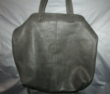 Load image into Gallery viewer, Il Grifone Venezia Gray Leather Women's Handbag Shoulder Bag
