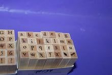 Load image into Gallery viewer, 2 Sets Hero Arts Wood Alphabet Letters Numbers Rubber Stamp Crafts Scrapbooking