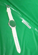 Load image into Gallery viewer, Geneva White Jelly Flexible Band Watch Jewelry Stainless Steel Back