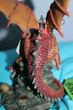 Load image into Gallery viewer, Vintage Medieval Legends Dragon Carved Statue Figure 8" Tall Collectibles