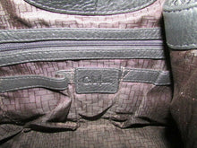 Load image into Gallery viewer, Cole Haan Designer Pebbled Leather Black Shoulder Handbag Made In India