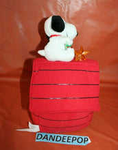 Load image into Gallery viewer, Hallmark Peanuts Snoopy Dog House Light Up Christmas Holiday Decor Musical Toy