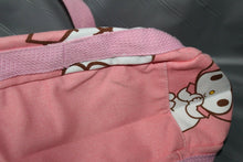 Load image into Gallery viewer, Hello Kitty My Melody Character Pink Fabric Handbag Tote Bag Large 14 x 8