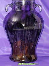Load image into Gallery viewer, Hand Painted Glass Storage Display Art Container Jar With Lid 250ML 12" tall