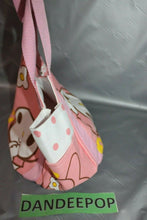 Load image into Gallery viewer, Hello Kitty My Melody Character Pink Fabric Handbag Tote Bag Large 14 x 8