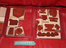 Load image into Gallery viewer, Stampin' Up! 15 Piece Rubber Stamps Friends, Coffee, Phrases Theme, Crafts