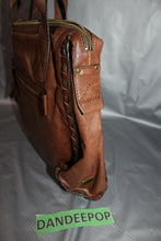 Load image into Gallery viewer, Kooba Brown Leather Designer Handbag Shoulder Bag Kristen Style F11042-41