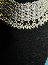 Load image into Gallery viewer, Vintage Silver Tribal Bib Choker Necklace jewelry